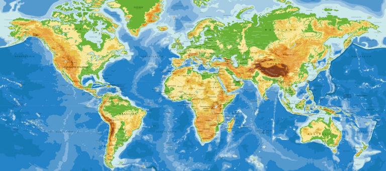 världskarta-geografi | BästGratis.se